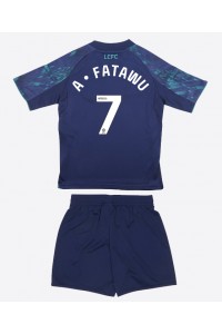 Leicester City Issahaku Fatawu #7 Babytruitje Uit tenue Kind 2025-26 Korte Mouw (+ Korte broeken)